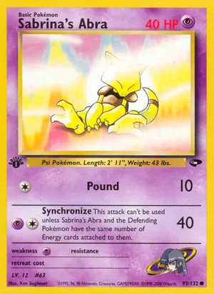 Sabrina's Abra 93/132