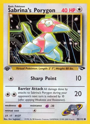 Sabrina's Porygon 98/132