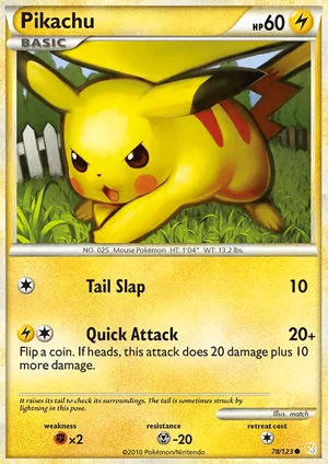 Pikachu 78/123