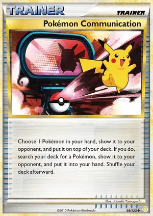 Pokémon Communication, HeartGold SoulSilver 98
