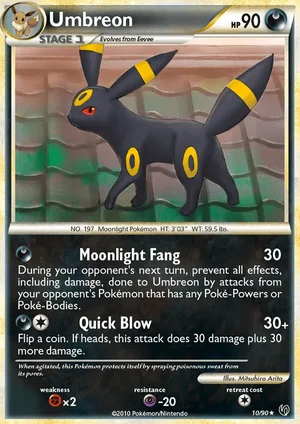 Umbreon 10/90 HS Undaunted
