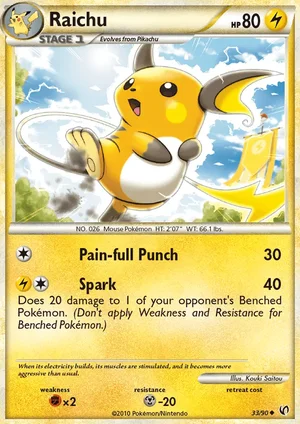 Raichu 33/90