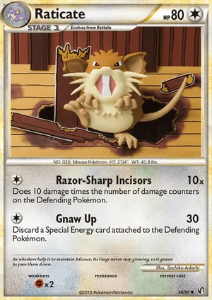 Raticate 34/90