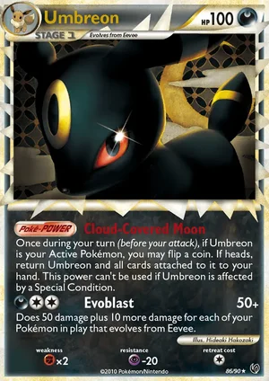 Umbreon Prime 86/90 HS Undaunted