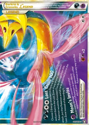 Darkrai & Cresselia LEGEND (bottom half) — HS Triumphant #100