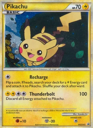 Pikachu — Black Star Promo HGSS03