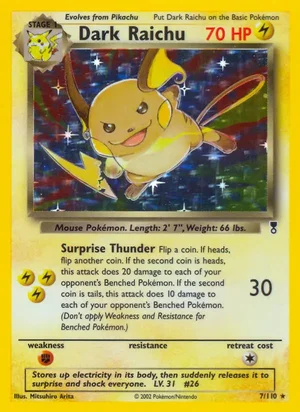 Dark Raichu 7/110
