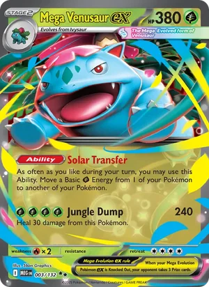 Mega Venusaur Ex 3/132