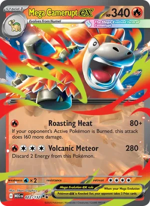 Mega Camerupt Ex 22/132