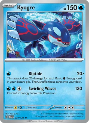Kyogre 34/132