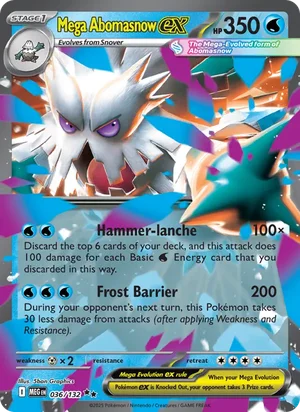 Mega Abomasnow Ex 36/132