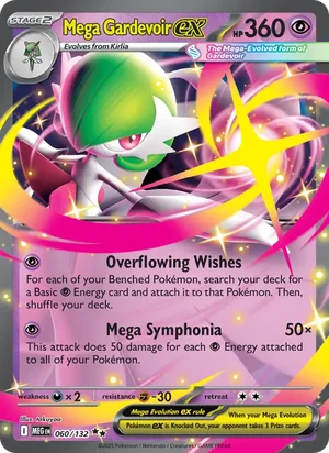 Mega Gardevoir Ex 60/132