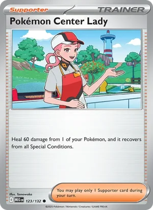 Pokemon Center Lady 123/132