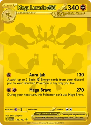 Mega Lucario ex 188/132