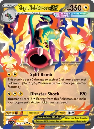 Mega Eelektross ex 061/217 Double Rare, Ascended Heroes Pokémon TCG card