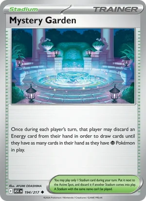 Mystery Garden 194/217 Uncommon, Ascended Heroes Pokémon TCG card