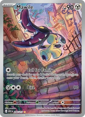 Mawile 246/217 Illustration Rare, Ascended Heroes Pokémon TCG card