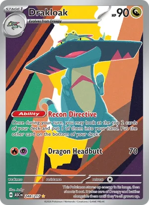 Drakloak 248/217 Illustration Rare, Ascended Heroes Pokémon TCG card