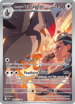 Larry's Staraptor 249/217 Illustration Rare, Ascended Heroes Pokémon TCG card