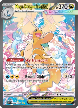Mega Dragonite ex 290/217 Special Illustration Rare
