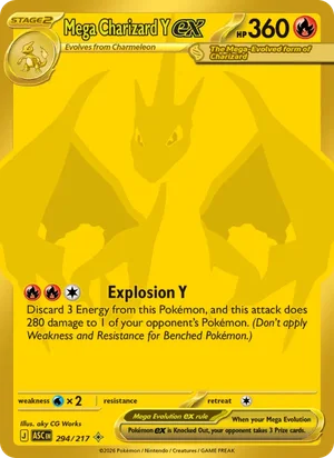 Mega Charizard Y ex 294/217 Mega Hyper Rare