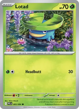 Lotad Phantasmal Flames Pokémon TCG Common 005