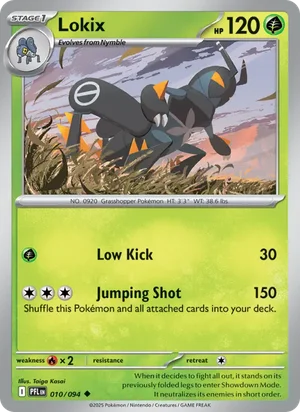 Lokix Phantasmal Flames Pokémon TCG Uncommon 010