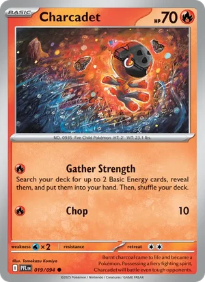 Charcadet Phantasmal Flames Pokémon TCG Common 019