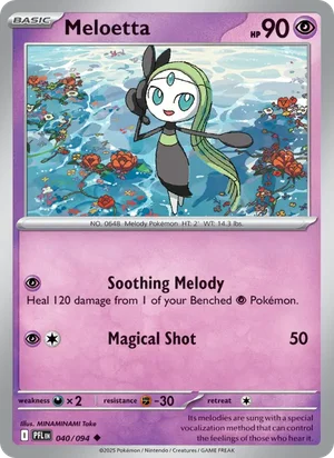 Meloetta Phantasmal Flames Pokémon TCG Uncommon 040