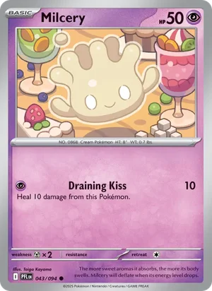 Milcery Phantasmal Flames Pokémon TCG Common 043
