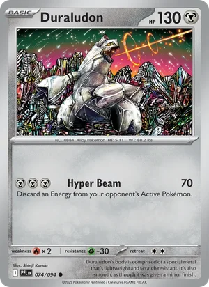 Duraludon Phantasmal Flames Pokémon TCG Common 074
