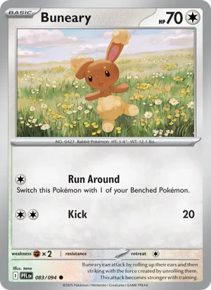 Buneary Phantasmal Flames Pokémon TCG Common 083