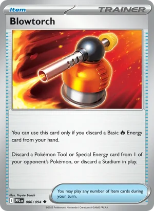 Blowtorch Phantasmal Flames Pokémon TCG Uncommon 086