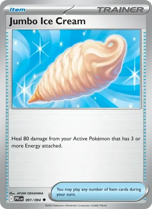 Jumbo Ice Cream Phantasmal Flames Pokémon TCG Uncommon 091