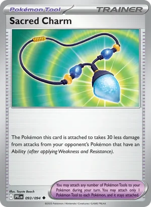 Sacred Charm Phantasmal Flames Pokémon TCG Uncommon 093