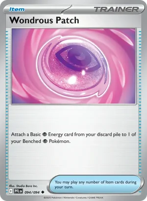 Wondrous Patch Phantasmal Flames Pokémon TCG Uncommon 094