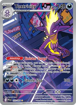 Toxtricity Phantasmal Flames Pokémon TCG Illustration Rare 103