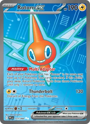 Rotom ex Phantasmal Flames Pokémon TCG Ultra Rare 111
