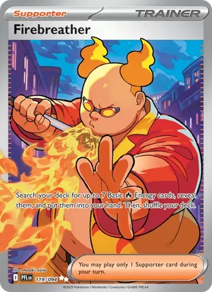 Firebreather Phantasmal Flames Pokémon TCG Ultra Rare 119