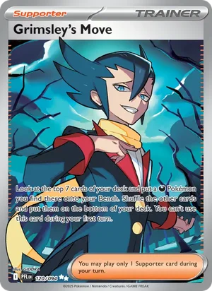 Grimsley's Move Phantasmal Flames Pokémon TCG Ultra Rare 120