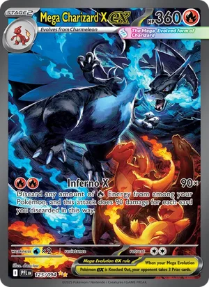 Mega Charizard X ex Phantasmal Flames Pokémon TCG Special Illustration Rare 125