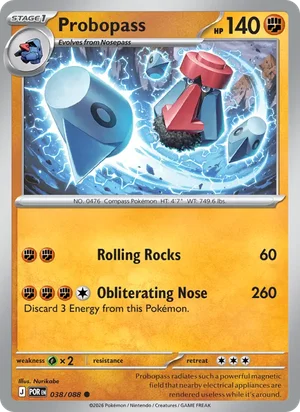 Probopass 038/088 Common, Perfect Order Pokémon TCG card