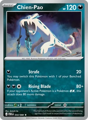 Chien-Pao 054/088 Rare, Perfect Order Pokémon TCG card