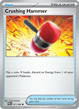 Crushing Hammer 071/088 Common, Perfect Order Pokémon TCG card
