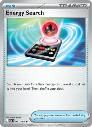Energy Search 072/088 Common, Perfect Order Pokémon TCG card