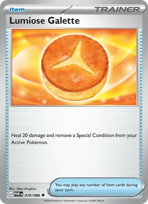Lumiose Galette 078/088 Uncommon, Perfect Order Pokémon TCG card