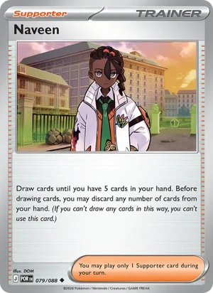 Naveen 079/088 Uncommon, Perfect Order Pokémon TCG card
