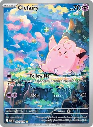 Clefairy 094/088 Illustration Rare, Perfect Order Pokémon TCG card