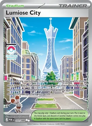 Lumiose City 111/088 Ultra Rare, Perfect Order Pokémon TCG card
