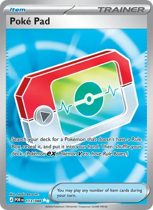 Poke Pad 113/088 Ultra Rare, Perfect Order Pokémon TCG card